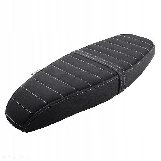 siedzenie simson s50 s51 s70 tuning pikowane czarne + szare szwy - 4