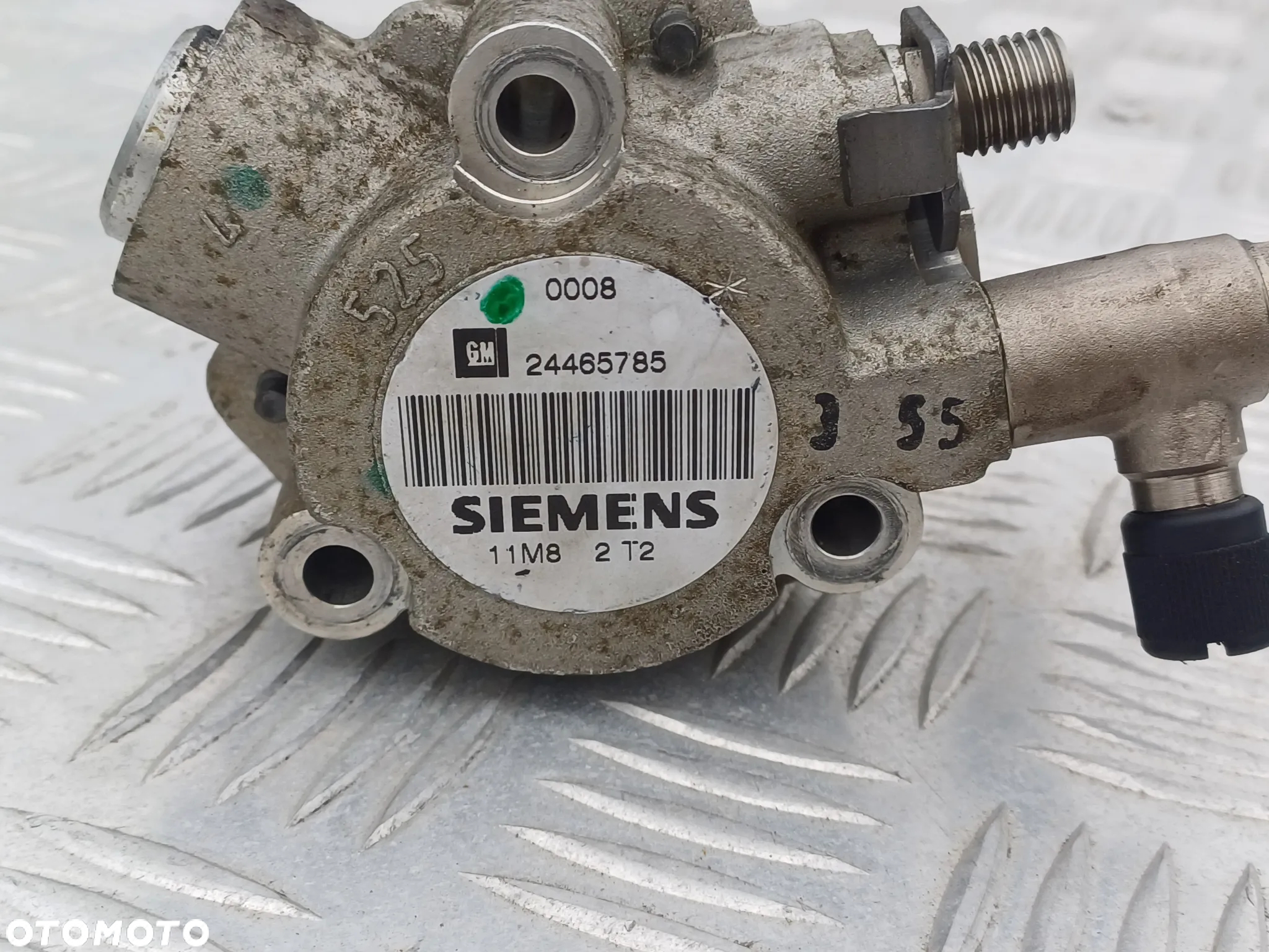 POMPA WYSOKIEGO CIŚNIENIA 24465785 SIEMENS OPEL VECTRA C ZAFIRA 2.2 BENZYNA - 3
