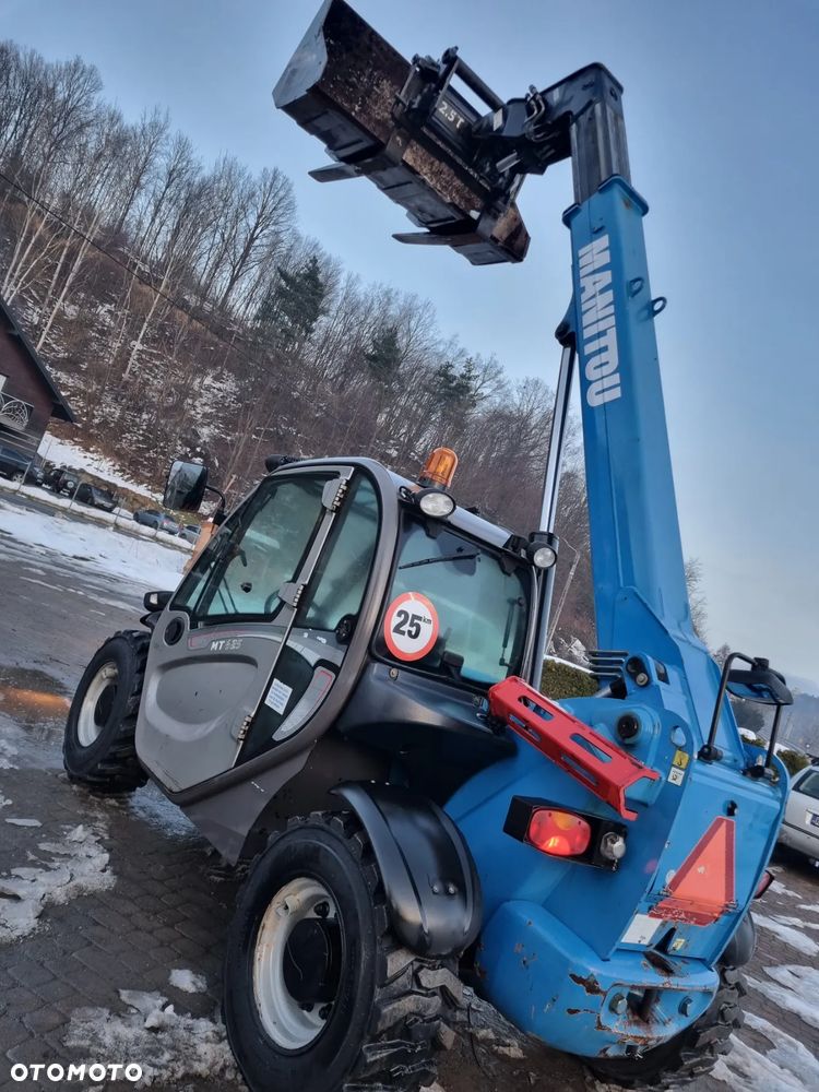 Manitou MT625 Ładowarka Teleskopowa 6 metrów Udzwig 2,5t Jak Nowa z Salonu Import Norwegia 2015r przebieg tylko 2200h Łyżka i widły! Silnik Kubota 4cylindry. Mocny 80 Km. ZERO ZUŻYCIA ORYGINAŁ Bez luzów i wycieków. BEZ DPF. Mocniejszy silnik od modelu 625 EASY!! - 16