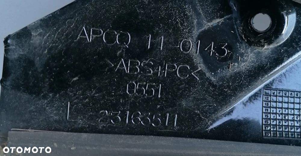 CHEVROLET CORVETTE C7 17r OSŁONA LISTWA SZYBY CZOŁOWEJ 23163511 - 3