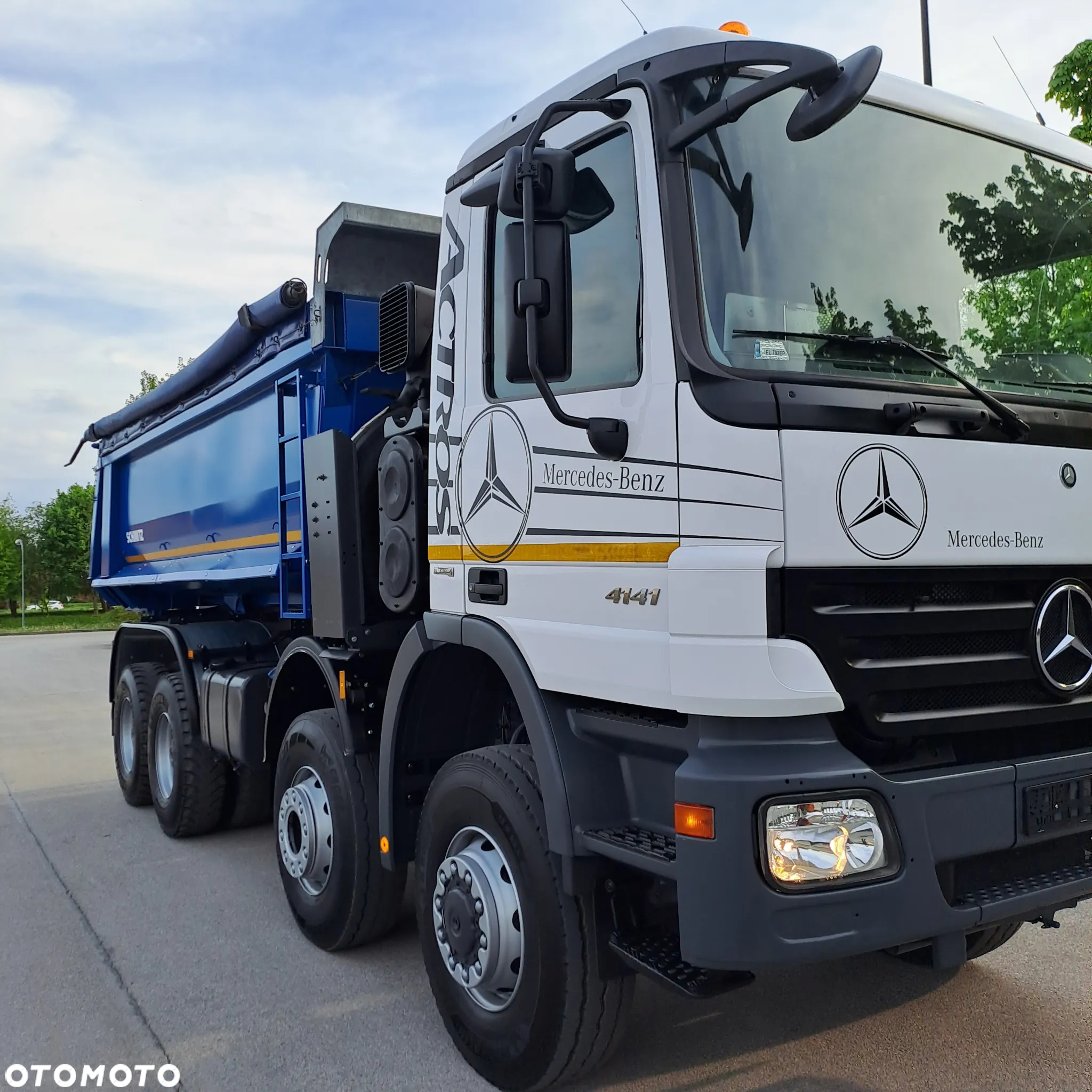 Mercedes-Benz ACTROS 4141 WYWROTKA / 8X6 / SCHMITZ / MANUAL / EURO 5 / MULDA / NIE 8X8 - 15