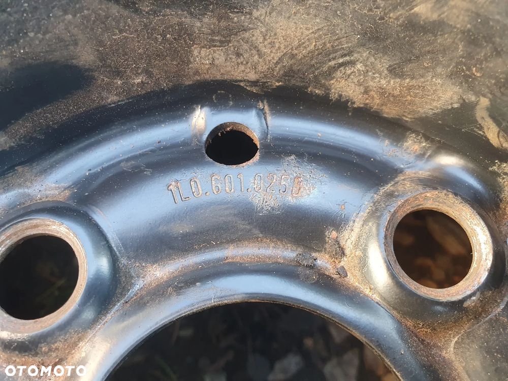 VW SEAT KOŁO DOJAZDOWE 14 4x100 3.5J ET38 ORYGINALNA FELGA 1L0601025D DOJAZDÓWKA ZAPASOWE 14" 105/70/R14 POSIADAM 4 SZT - 8
