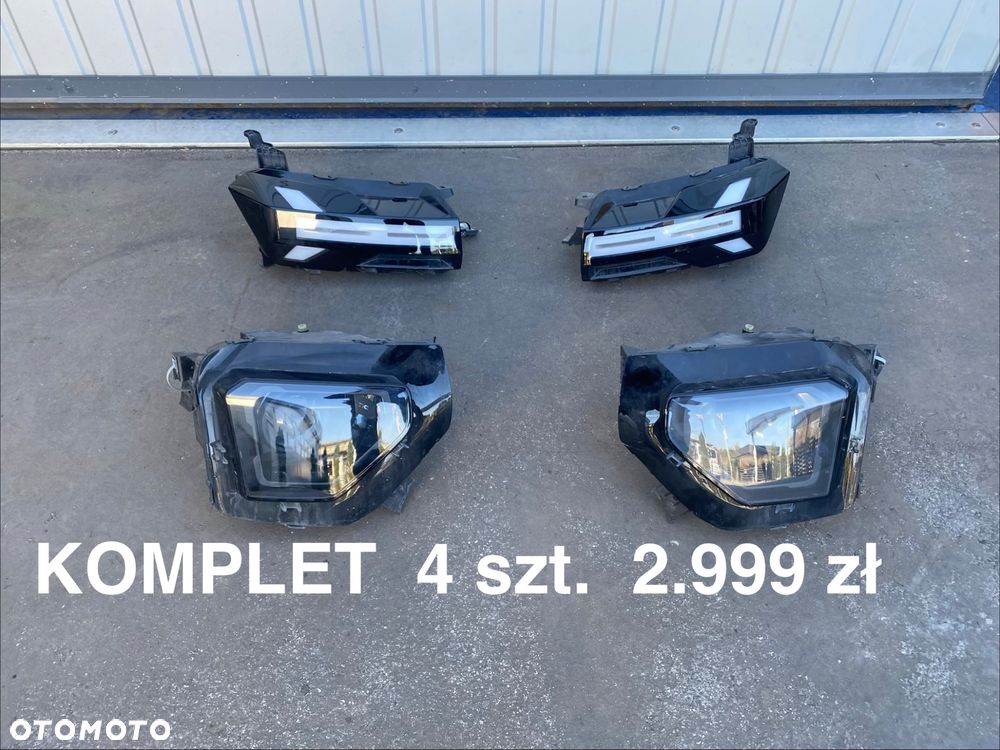 DACIA SPRING LIFT ( 2 II ) KOMPLET LAMP PRZEDNICH LAMPY PRZEDNIE GÓRNE DOLNE LAMPA PRZEDNIA GÓRNA  DOLNA LEWA PRAWA REFLEKTOR PRAWY LEWY PRZEDNI PRZÓD 260103998R 260602460R 266056266R 266007890R  led ledowy full led 2 II Wwa - 1