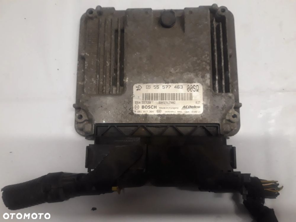 ZESTAW STARTOWY OPEL CORSA D 1,3 CDTI  STEROWNIK BOSCH  55577463 - 2