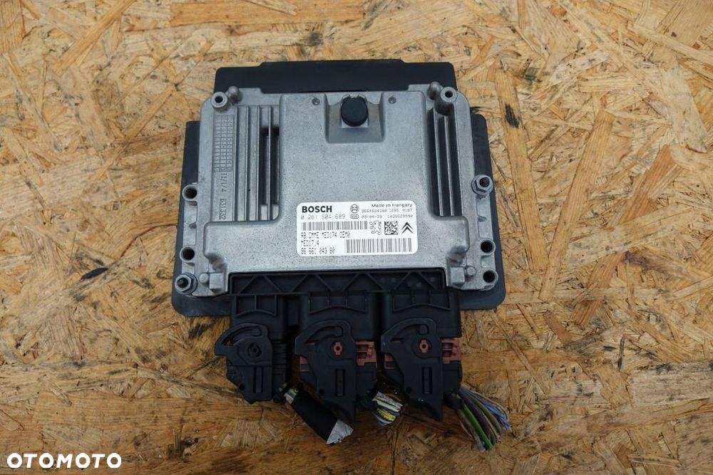 STEROWNIK SILNIKA KOMPUTER PEUGEOT 308 CC 9666104380 - 2