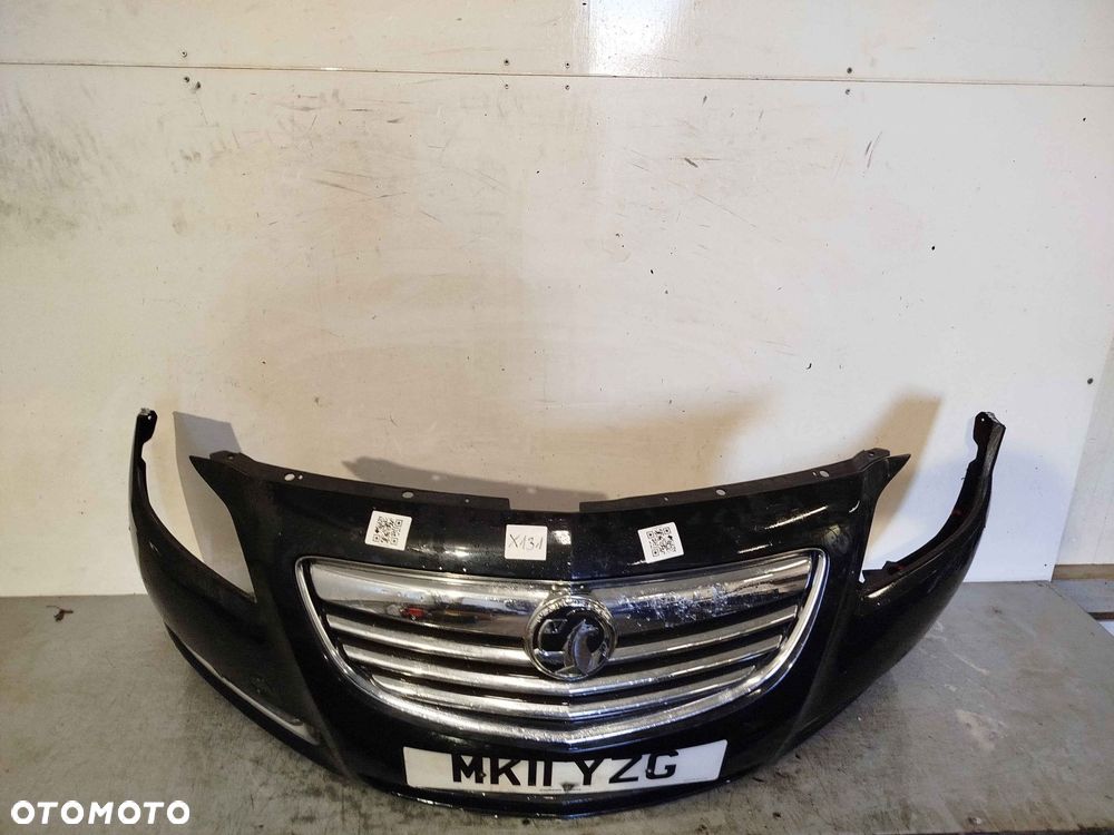 + ZDERZAK PRZÓD PRZEDNI DO OPEL INSIGNIA A Z22C CZARNY HALOGENY - 4