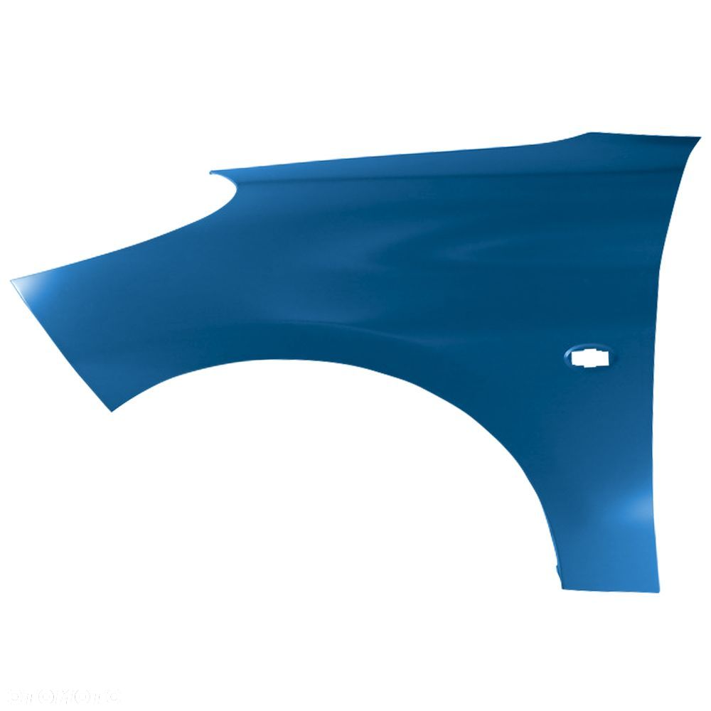 BLU Błotnik PEUGEOT 206+ PLUS KMF lewy niebieski 2007-2014 przód Bleu Recife - 2