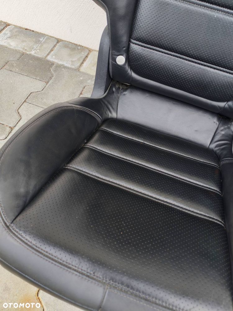 PORSCHE CAYENNE II 10-17R KANAPA FOTELE TYLNE SKORA ANTRACYT CZARNA - 7