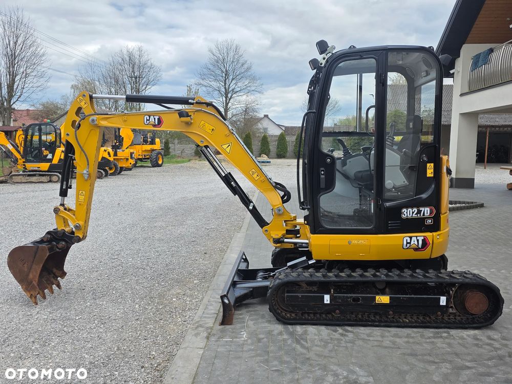 Caterpillar CAT 302.7 D CR mini koparka szybkozłącze 3 łyżki piękna serwisowana 1 wł JCB sprowadzona - 33