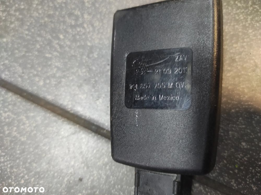 ZAPINKA ZAMEK PASA BEZPIECZEŃSTWA LEWA KIEROWCY 1K4857755M OE VW WYSYŁKA !!!!! - 3