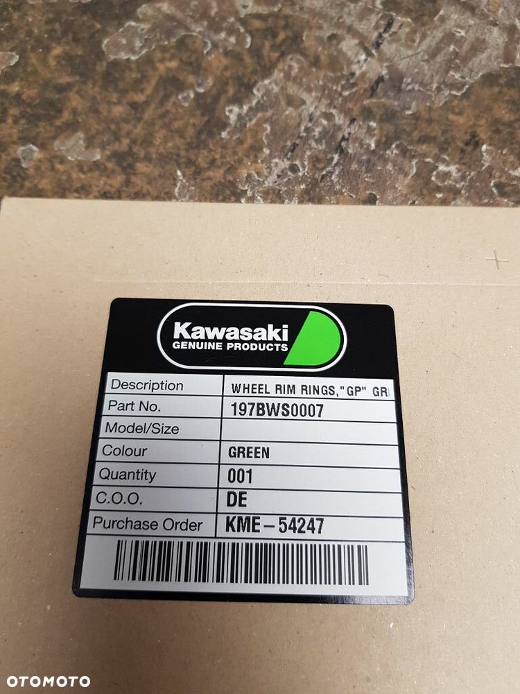 Naklejki Na Obręcz Koła Kawasaki Versys Ninja GTR ER6F 197BWS0007 - 4