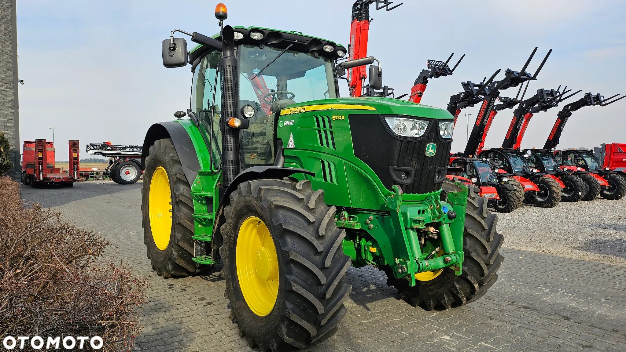 John Deere JD 6210R, 50 km/h, pneumatyka, TUZ, nowe opony! - 13
