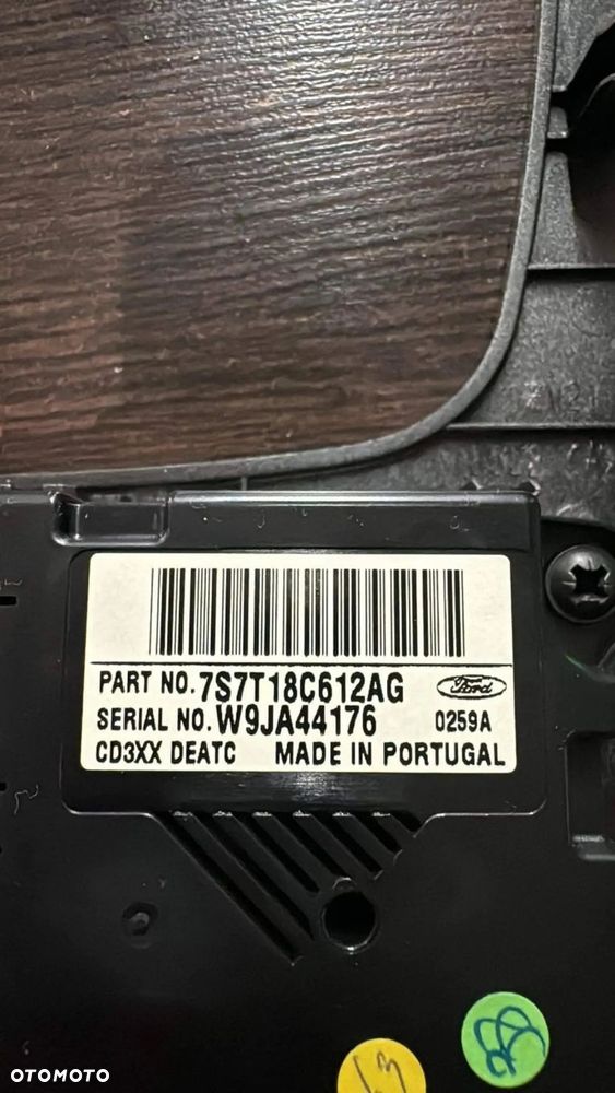 ramka radia z panelem klimatyzacji ford s-max mk1 lift - 3
