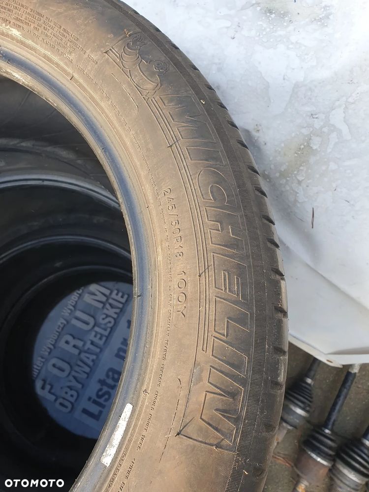 Opony Michelin Primacy 245/50/18 2019r Zdemontowane z BMW X4 - 3