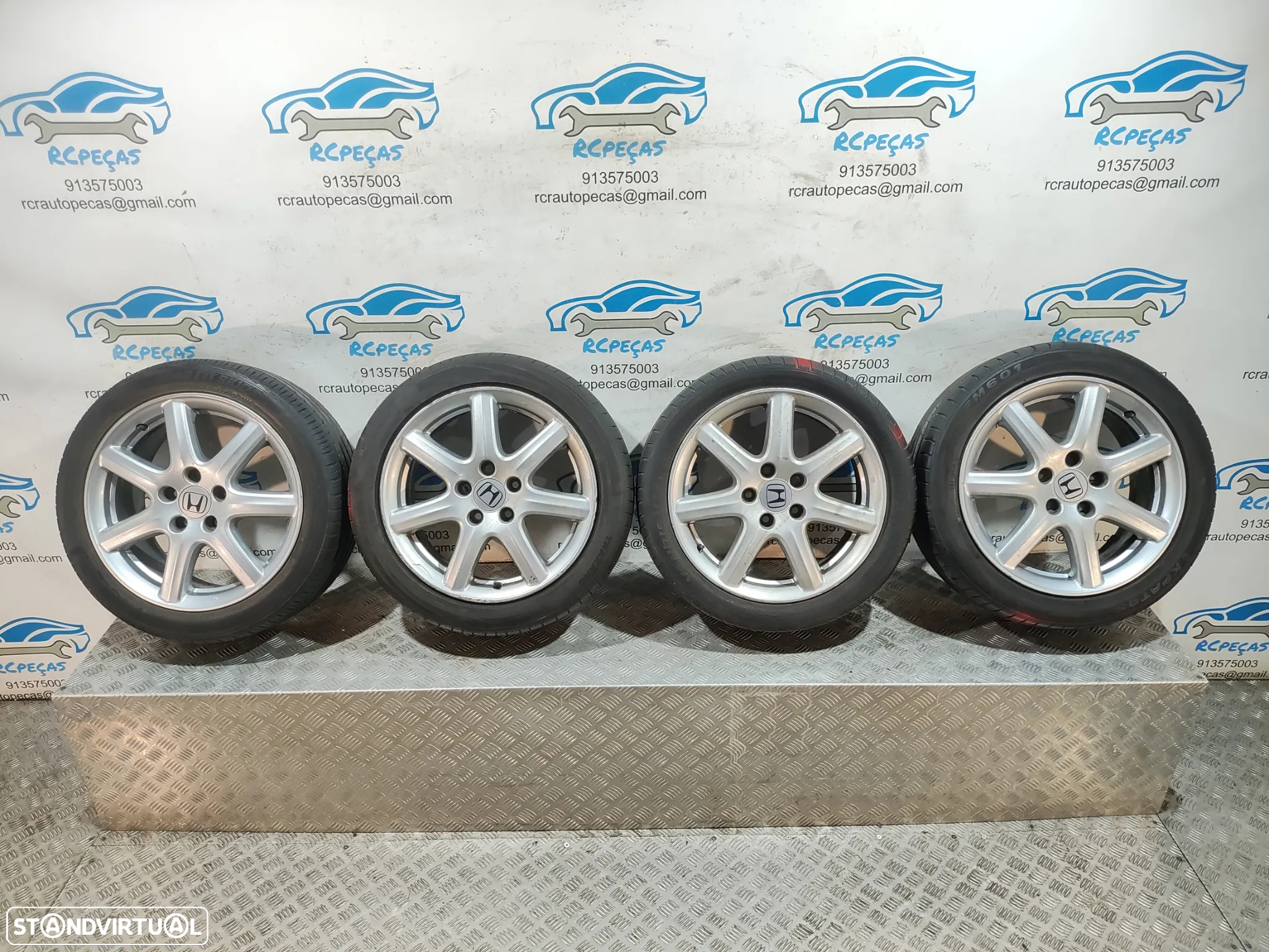 Conjunto Jantes 17 Originais Honda Civic 8 VIII FK 7J ET55 5x114,3J - 12