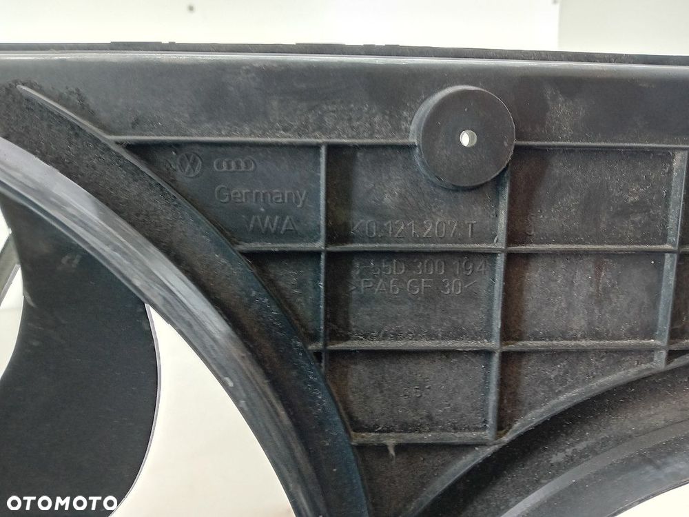 CHŁODNICA WODY Z WENTYLATOREM VW CADDY III 1.9 TDI 1K0121253AA - 8