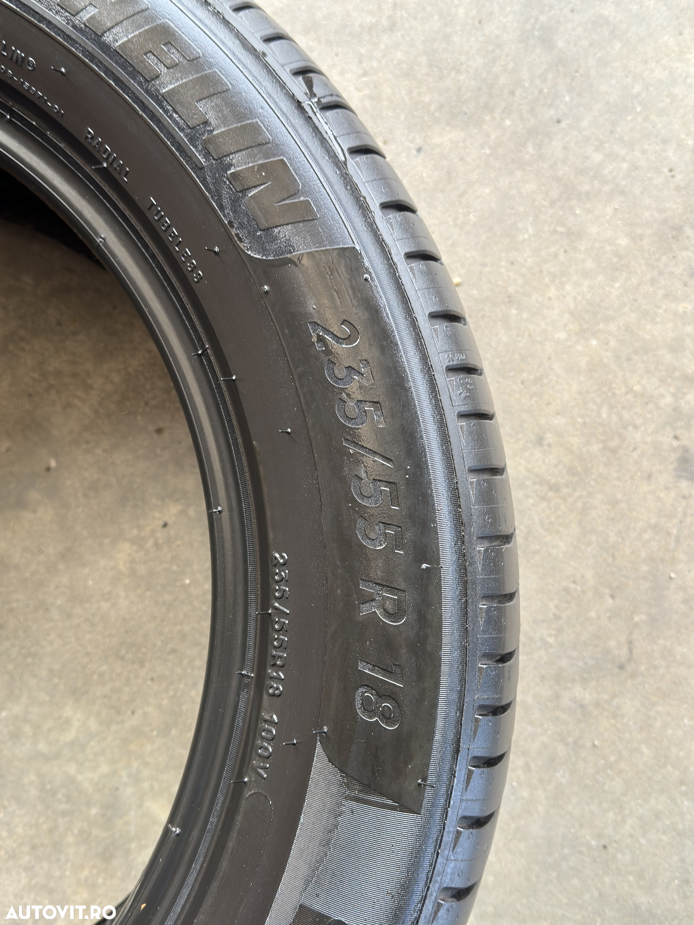 Vând 4 anvelope 235/55/18 michelin de vară la 6,5mm - 6