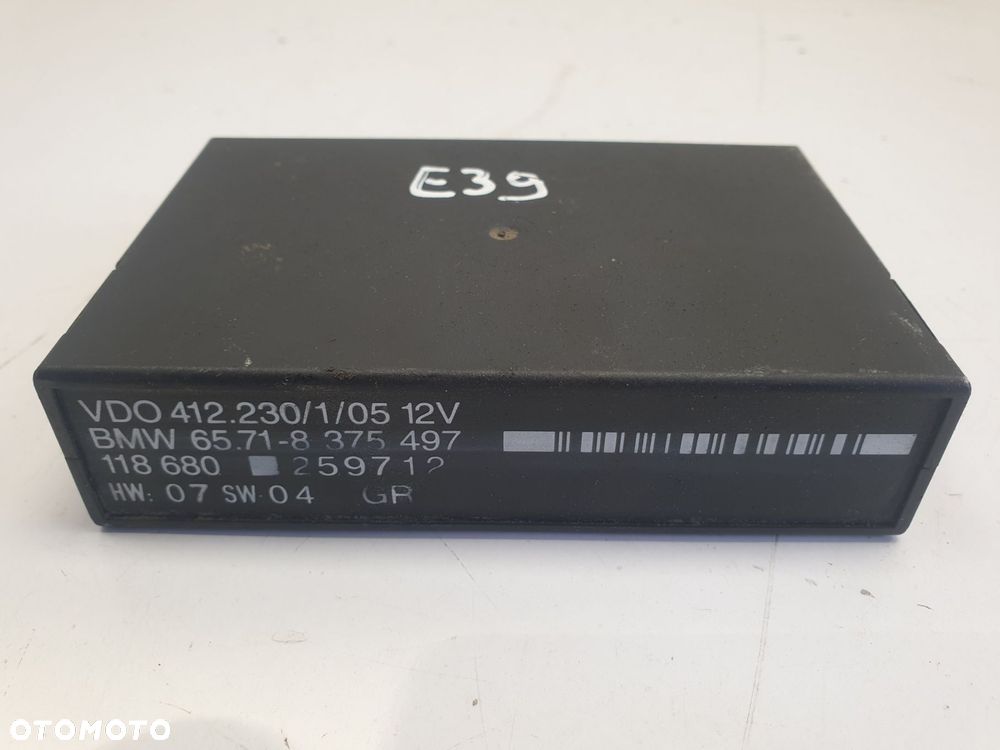 BMW E39 STEROWNIK TEMPOMATU Moduł 8375497 - 2
