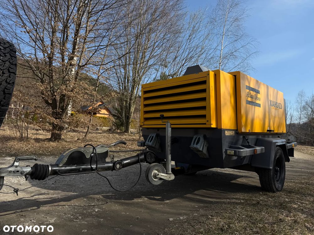 Atlas Copco XAHS 186 Kompresor Śrubowy Sprężarka potężna mocna 11m3. 12 bar regulowanych. Bogata wersja z chłodnicą cyklonową! z Norweskiej Upadłości! Niski Przebieg 1900mtg. 2014rok silnik DEUTZ.150 KM. serwisowany w DEKRA. OKAZJA - 11
