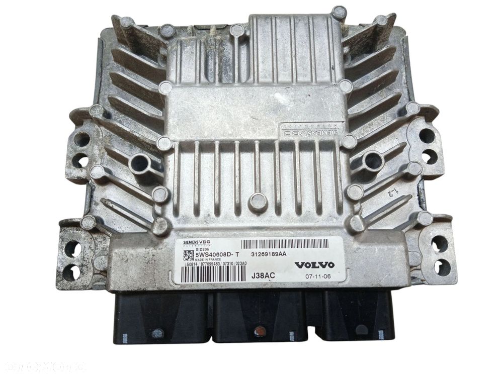 KOMPUTER STEROWNIK SILNIKA VOLVO V70 III (2007-2011) 2.0 D 136KM 31269189 - 1