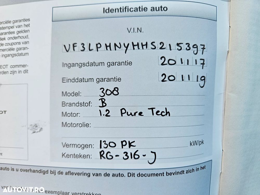 Peugeot 308 1.2 L PureTech Turbo Allure - 22