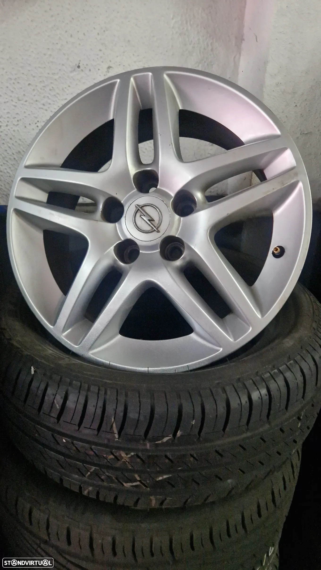 JANTES 16 ORIGINAIS OPEL ASTRA H USADAS EM BOM ESTADO COM PNEUS USADOS - 2