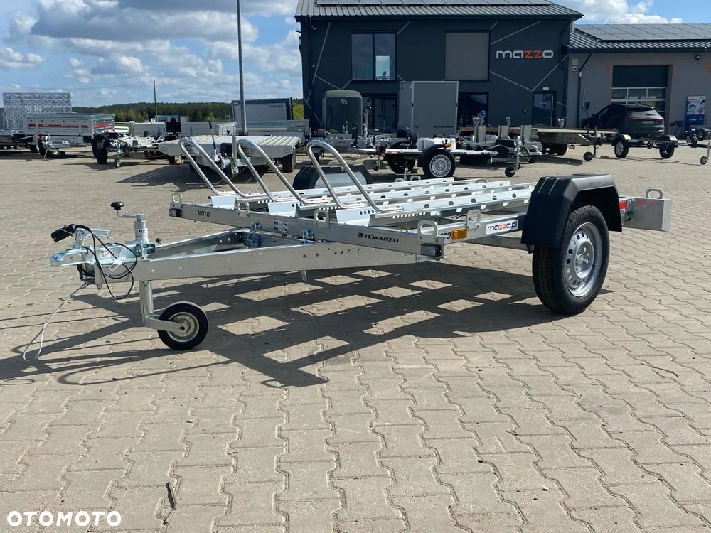 TEMARED DOSTAWA Przyczepa motocyklowa 230x155cm DMC750kg na 3 motory UCHYLNA - 7