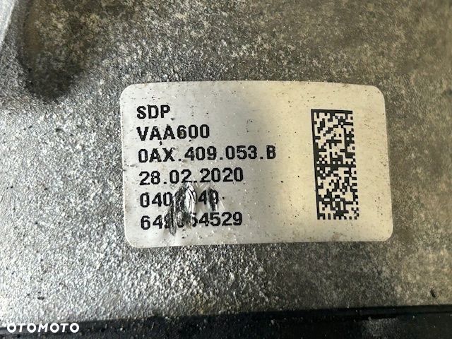 VW T6 T6.1 4-MOTION 4X4 SKRZYNIA ROZDZIELCZA REDUKTOR 0AX409053B 42 tys km - 6