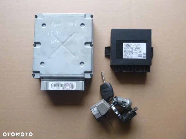 ZESTAW STARTOWY KOMPUTER STACYJKA IMMOBILIZER FORD FOCUS MK1 1.8 16V 98-04