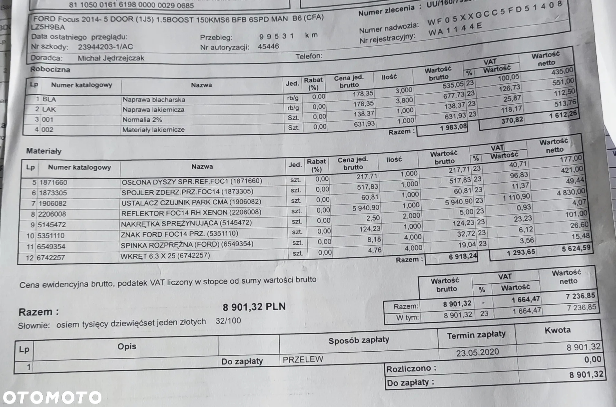 Ford Focus 1.5 EcoBoost Titanium ASS - 22