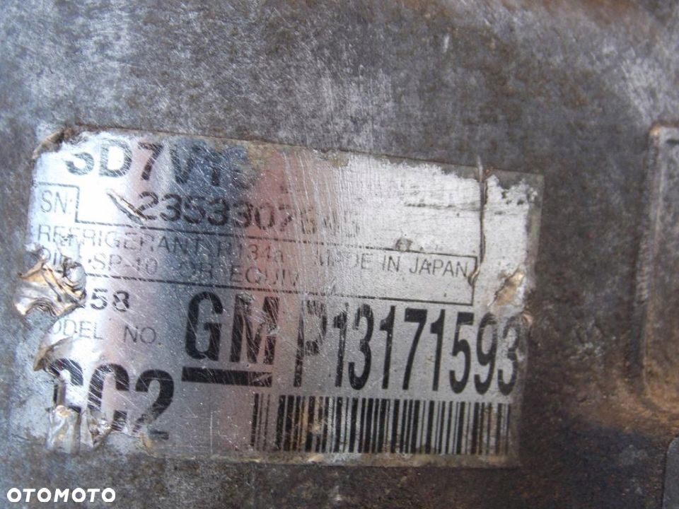 sprężarka klimatyzacji VECTRA C 1.9 2.2 1317159 - 2