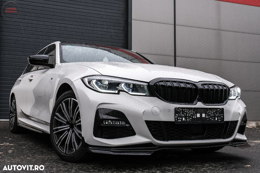 Capace oglinzi BMW 3 Series G20 G21 G28 (2017-up) M Sport Design Negru Lucios LHD- livrare gratuita - 8