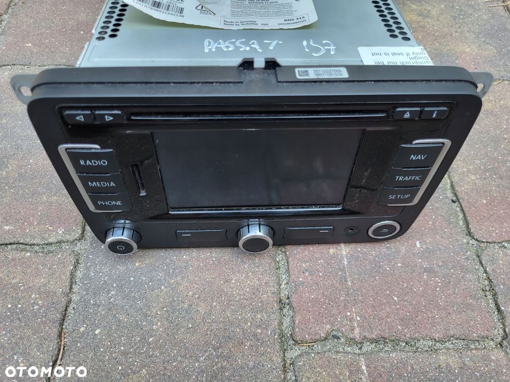 radio nawigacja vw passat b7 3c8035279m - 1