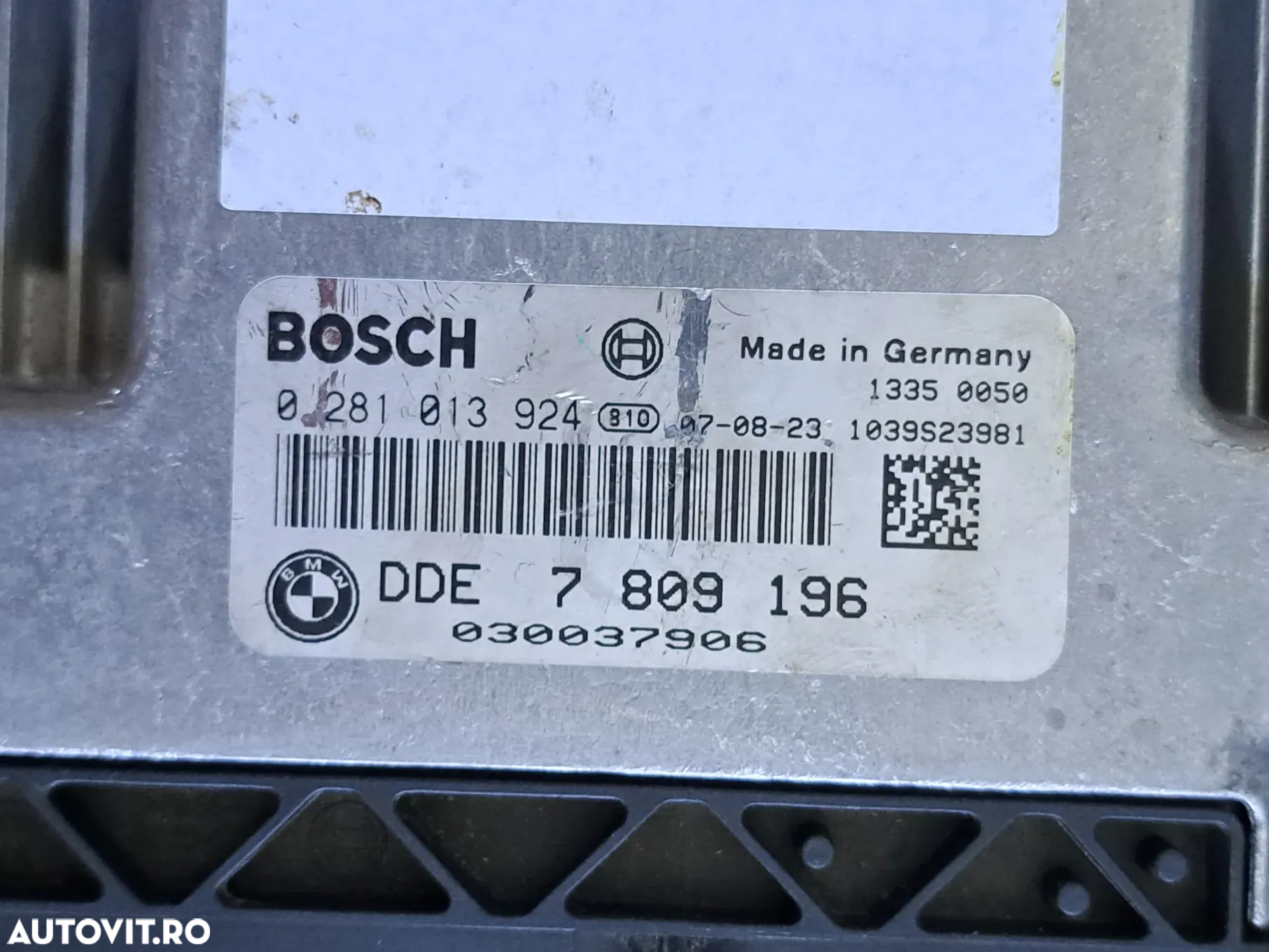 Calculator ECU motor unitate DDE originala BMW X3 E83 LCI 143cp 177cp - 2