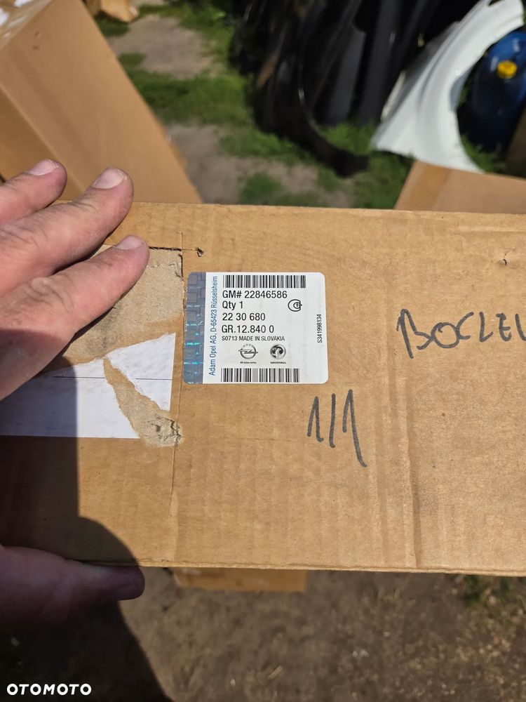 Tapicerka boczek drzwi lewe przód przednie Opel Insignia A Lift 22846586  tapicerka boczek drzwi lewy przod przedni Opel Insignia A Lift - 11