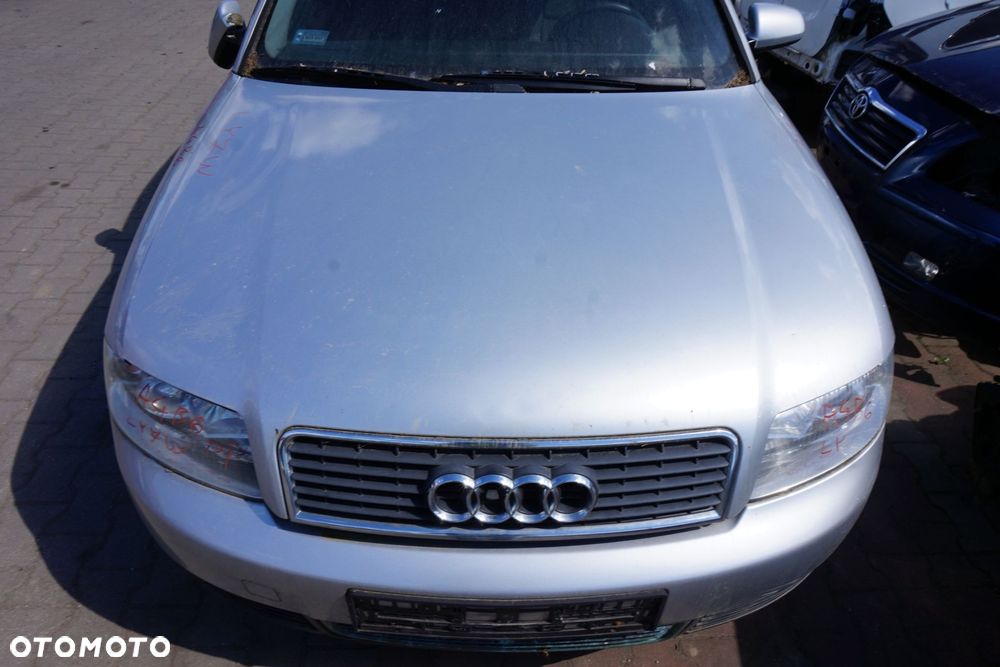 MASKA ZDERZAK BŁOTNIKI LAMPY A4 B6 LY7W  AUDI 2000-2006 SREBRNY PRZÓD KOMPLETNY - 2