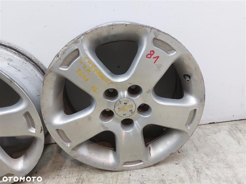 Alufelgi  FELGI ALUMINIOWE Chevrolet HHR 2005-2011  6X16 5X110 ET ORYGINAŁ - 7