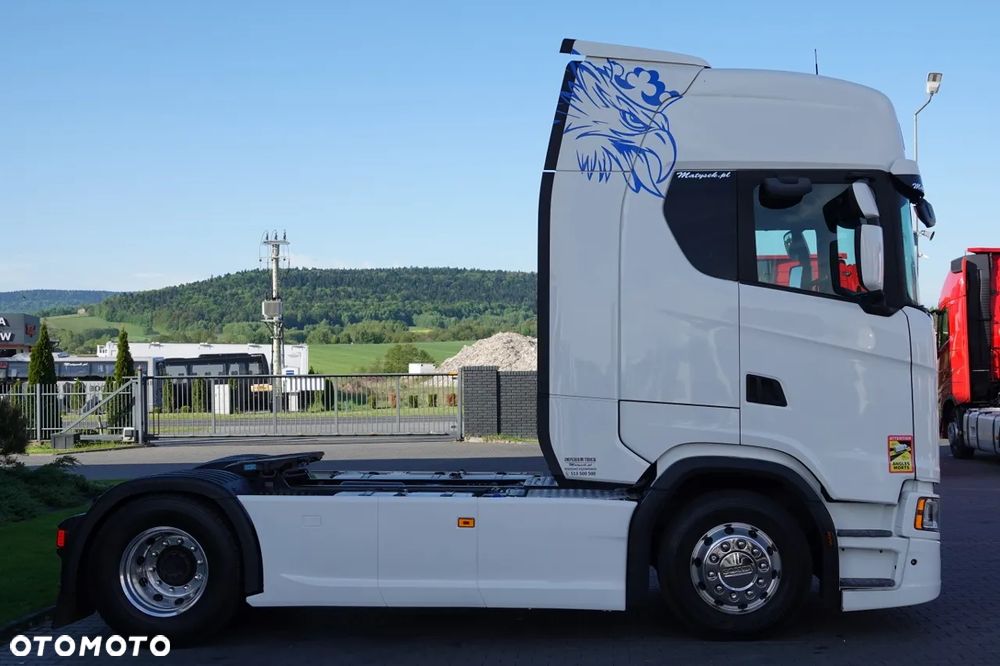 Scania S 500 / RETARDER / KLIMA POSTOJOWA  / ALUFELGI / OPONY 100% / PO KONTRAKCIE SERWISOWYM / SPROWADZONY - 9