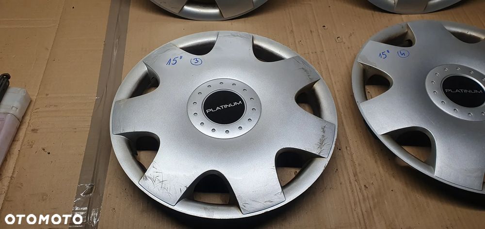 Dekielki kołpaki kapsle 15" Platinum - 6