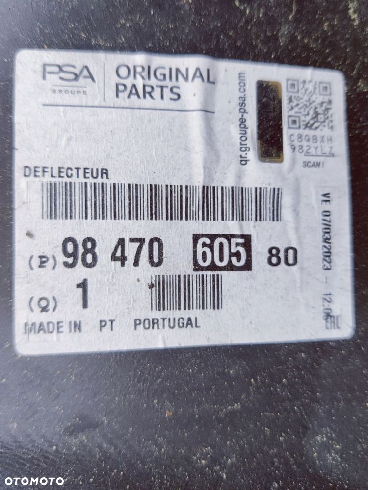 Osłona podwozia PSA 9847060580 - 4