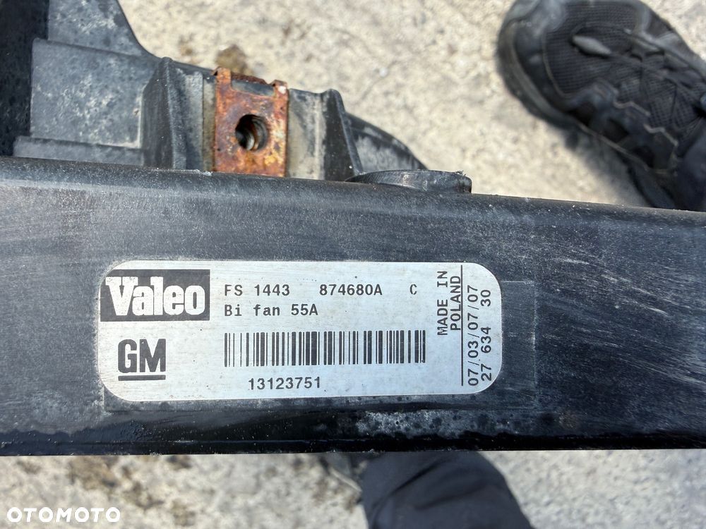 OPEL VECTRA C SIGNUM  WENTYLATOR CHŁODNICY obudowa moduł wentylatorów 1.9 Cdti Diesel - 4