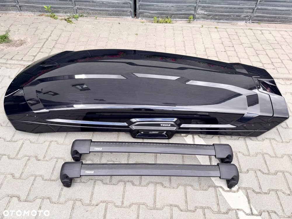 BAGAŻNIK DACHOWY BAGAŻOWY BOKS KUFER NA DACH THULE VECTOR ALPINE + RELINGI - 2
