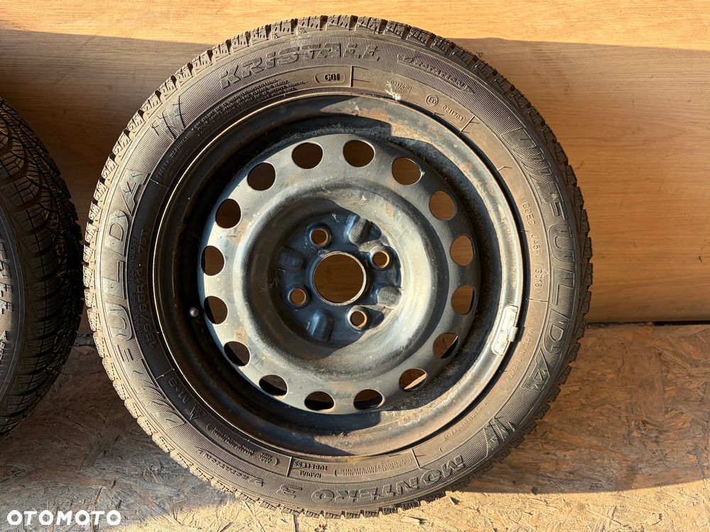 2szt Felgi koła stalowe opony zimowe 4x100 4,5Jx14 ET39 155/65R14 - 2