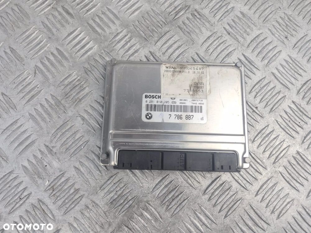 Sterownik silnika BMW 3 E46 2.0 D 7786887 - 1
