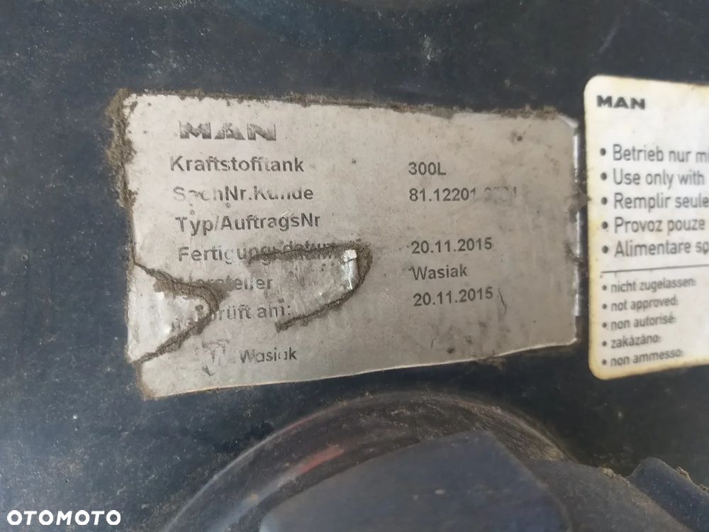 Zbiornik paliwa man tgl tgm 300litrów - 2