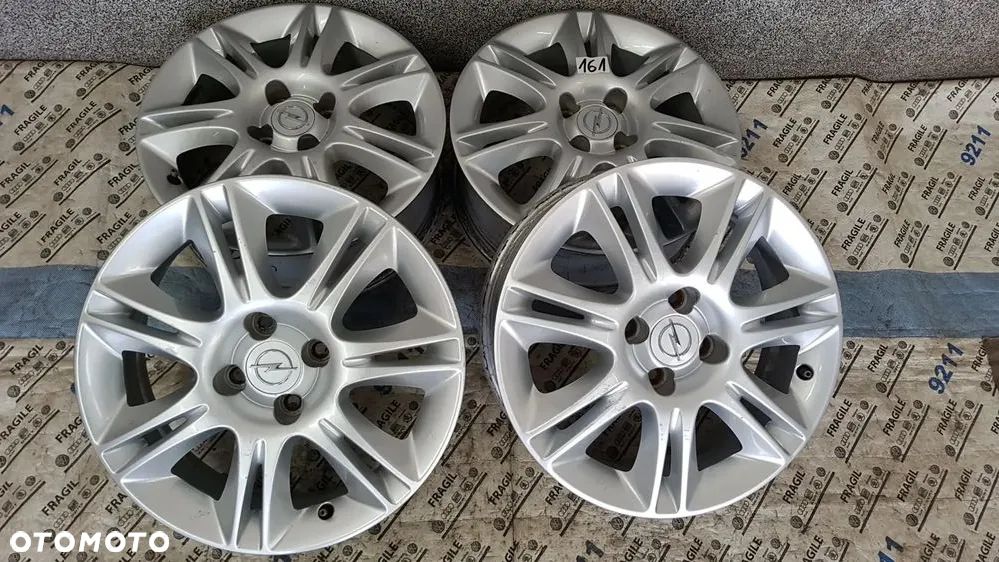 ALU FELGI  ORYGINAŁ OPEL  CORSA D E ADAM 4X100 6JX16 ET40 CORSA  E ADAM ASTRA H GTC - 1