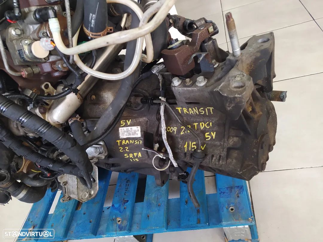 caixa 5 velocidades Ford Transit 2.2TDCI 115cv 6C1R 7002 AB - 1