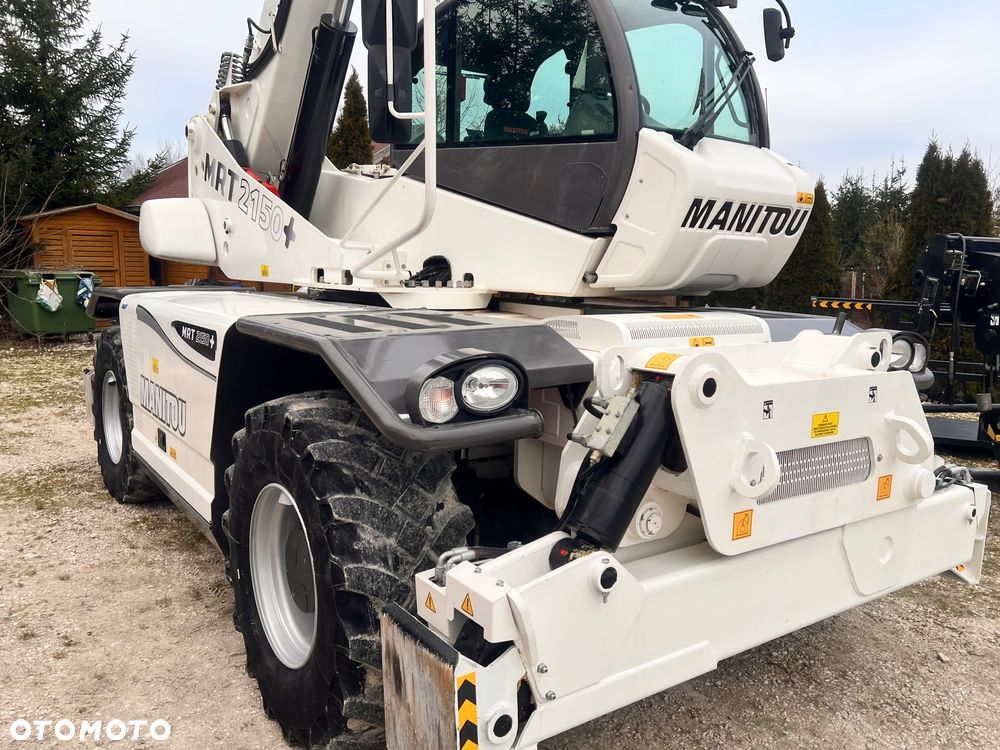 Manitou Ładowarka teleskopowa Manitou Mrt 2150 + Privilage Roto obrotowa 360 Pilot sterowanie radiowe Kosz Widły 2016/17 1840 2550 2540 silnik Mercedes 2150+ Merlo - 15