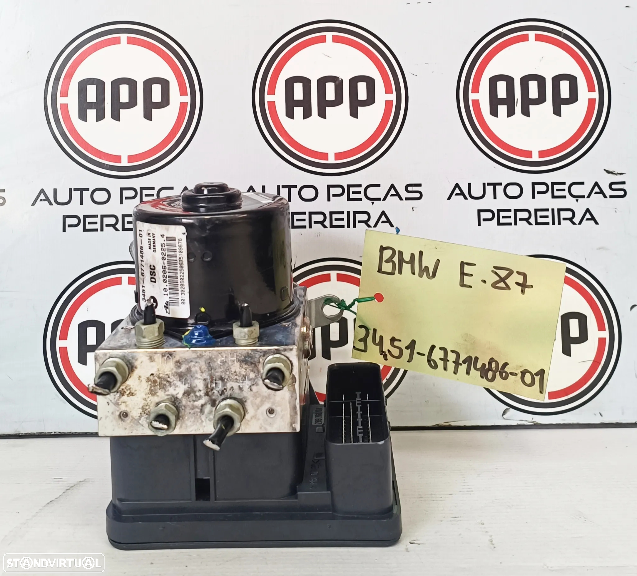 Módulos de abs BMW E81, E87, E90 referência 3451-6791521-01, 3451-6771486-01,  10.0206-0250.4,   34.516772213, 8200451505A. - 5