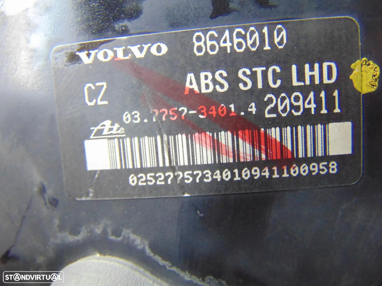 Volvo S60/S80/V70 servo-freio - 2